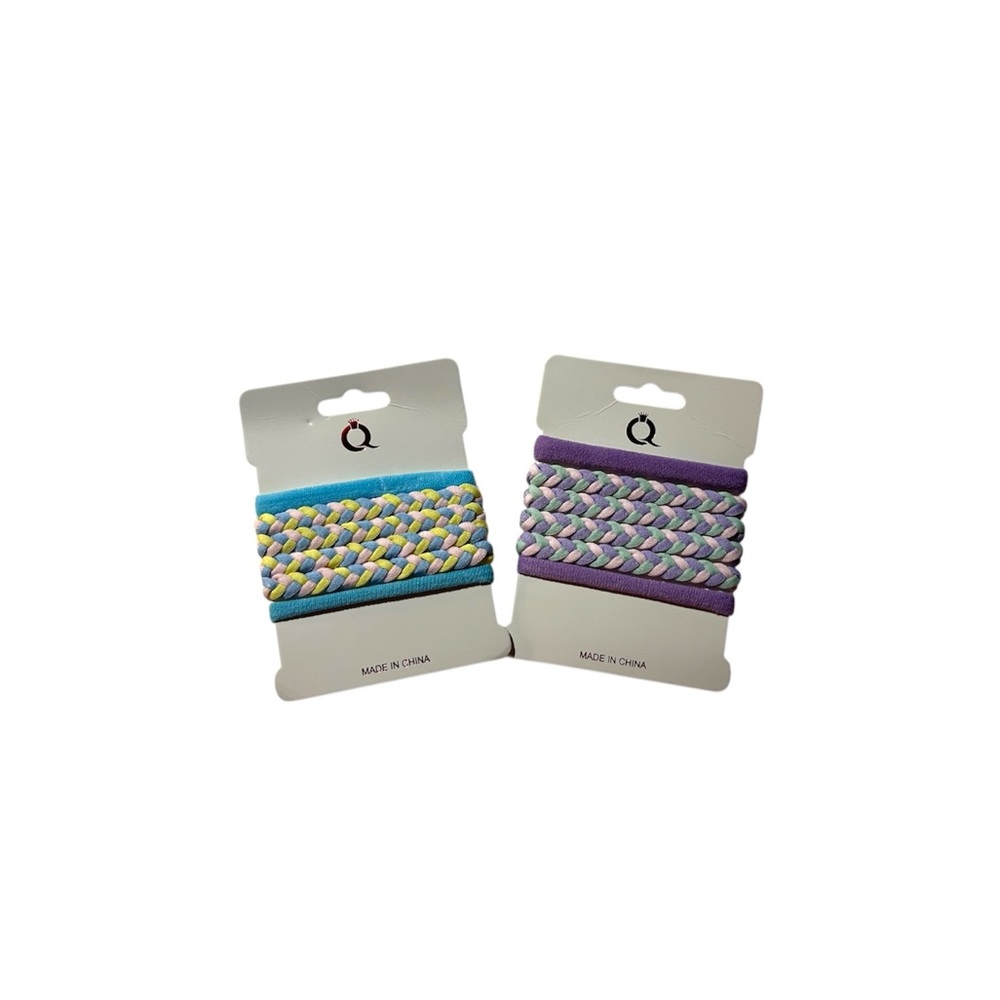 Braided Elastic Hair Ties Set